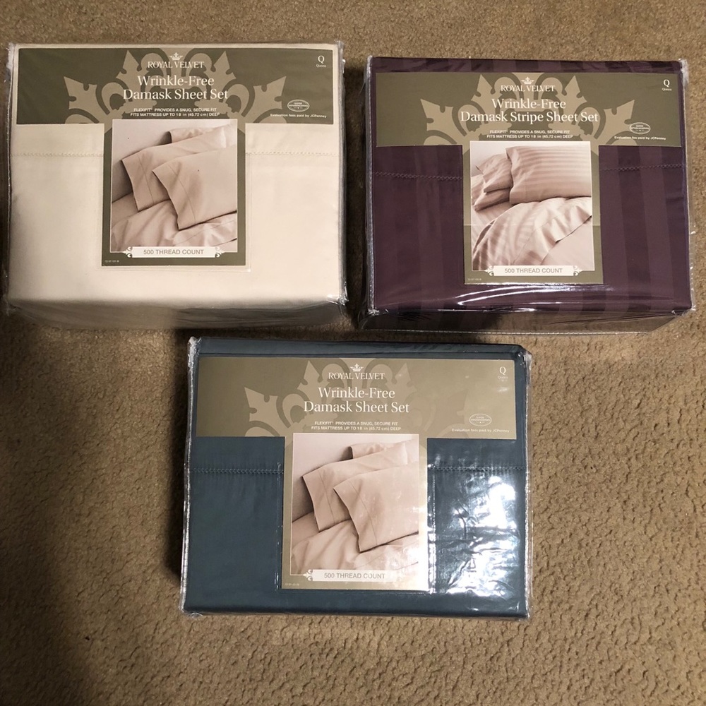 QUEEN SHEET SETS BRAND NEW